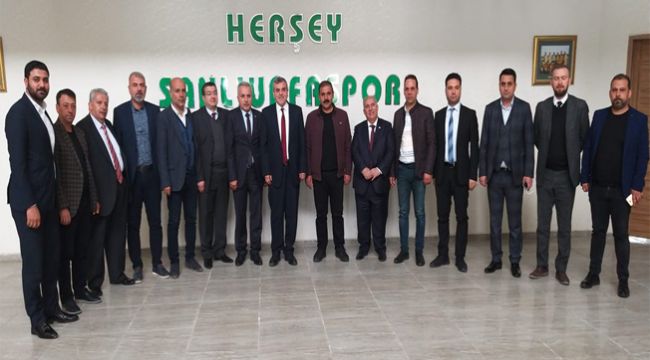 Başkan Adayı Beyazgül'den Urfaspor'u ziyaret etti