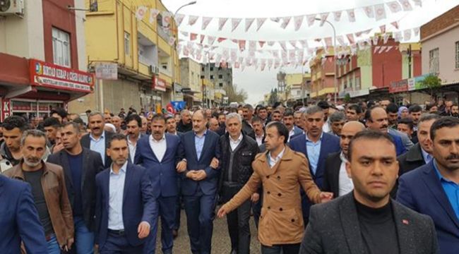 Milletvekili Gülpınar'a Ceylanpınar'da yoğun ilgi!