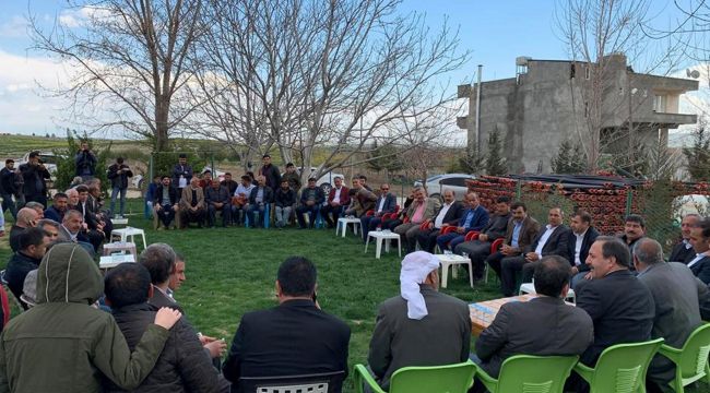 TBMM İdare Amiri AK Vekil Özcan, seçim çalışmalarını sürdürüyor;