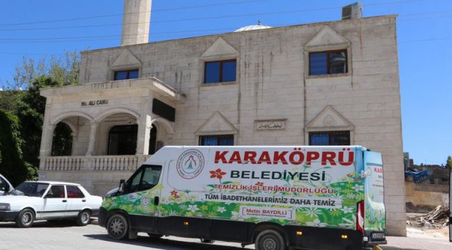 Karaköprü’de Camilerde Ramazan Hazırlıkları