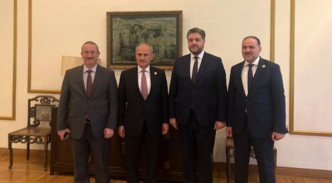 Ulaştırma Bakanı Cahit Turhan’dan Büyükelçi Önen’e ziyaret