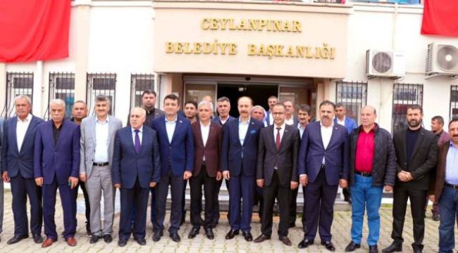 Vali Erin’den Ceylanpınar Belediyesi’ne ziyaret