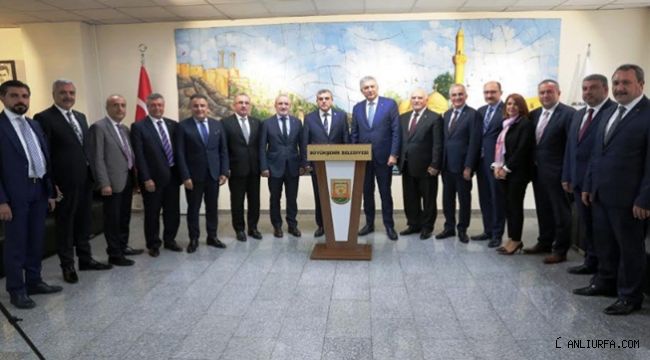 Başkan Beyazgül, İstanbullu iş adamlarıyla görüştü