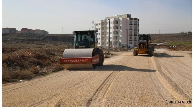 Dağeteği'nde yol çalışması sürüyor
