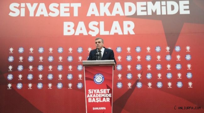 Şanlıurfa'da Ak Parti Siyaset Akademisi Başladı