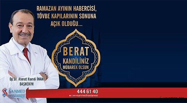 Başhekim İnan'dan Kandil Mesajı