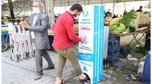 Haliliye'de Koronavirüsle mücadele sürüyor