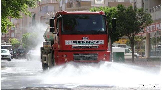 Karaköprü'de bayram temizliği