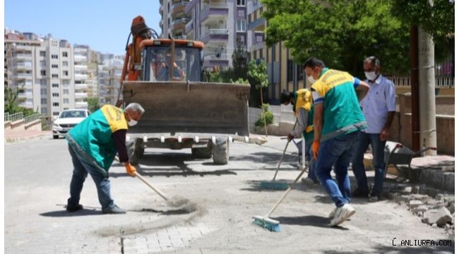 Karaköprü Seyrantepe'de yol ağı genişliyor