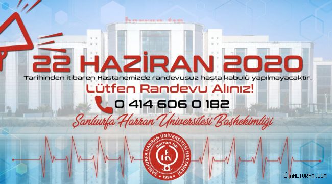 Başhekim Güzelçiçek, hastalar randevu alıp gelecek