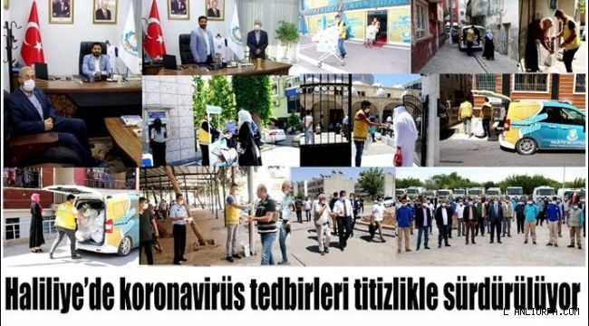 Haliliye’de koronavirüs tedbirleri titizlikle sürdürülüyor