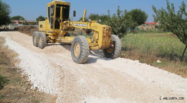 Haliliye yol yapım çalışmalarına aralıksız devam ediyor