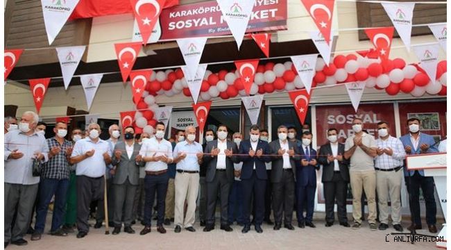 Karaköprü'de Belediye sosyal market açtı