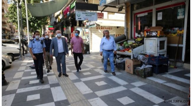 Haliliye’de kaldırım işgali ve Pazar yeri denetimi