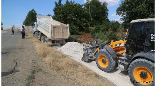 Haliliye'de yol atağı sürüyor