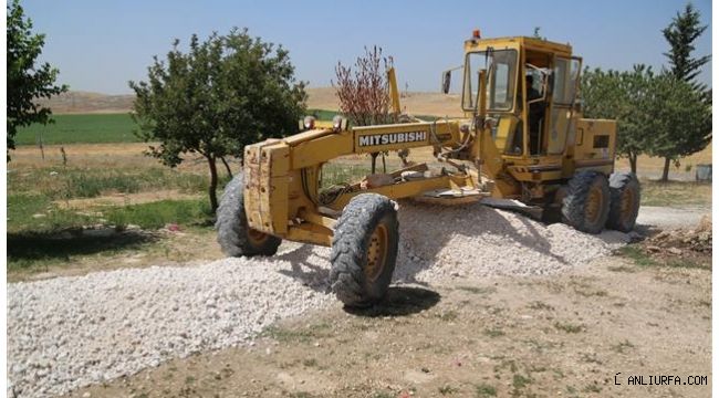 Haliliye kırsalında yollar hizmete sunuluyor
