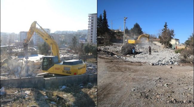 Karaköprü'deki bulvara şelale yapılıyor