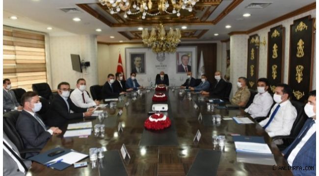 Şanlıurfa'da pandemi toplantısı yapıldı