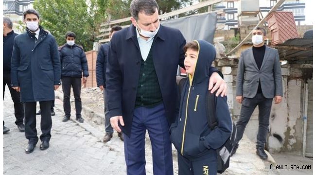 Başkan Baydilli sabah gezilerini sürdürüyor