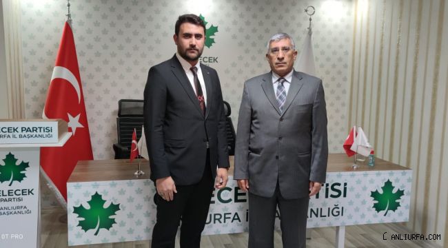 Gelecek Partisi Viranşehir İlçe Başkanı Ahmet Koç oldu