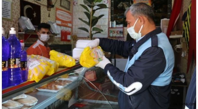 Akçakale'de zabıta iş yerlerini denetledi