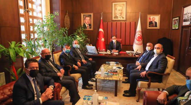 Başkan Albayrak, Halfeti için Ankara'da