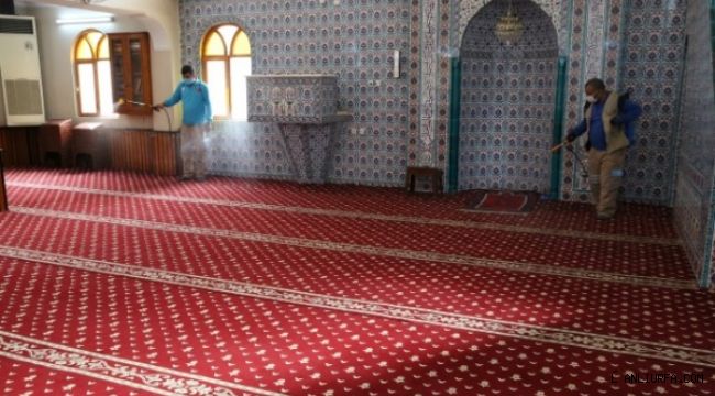 Haliliye’de ibadethanelere Covid-19 önlemi