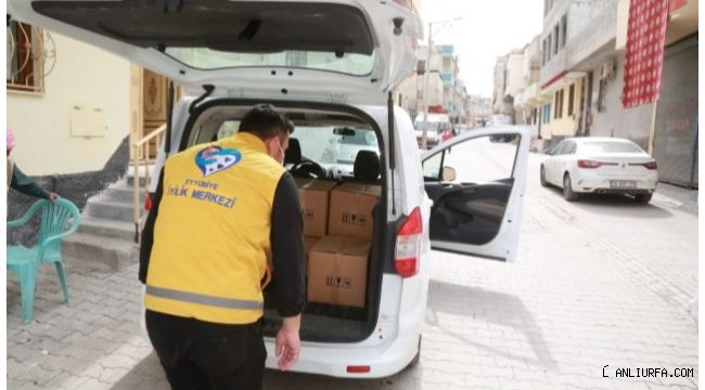 Eyyübiye'de yardım faaliyetleri sürüyor
