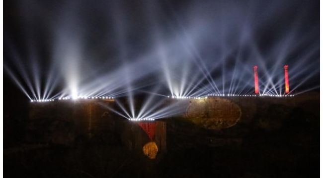 Şanlıurfa Kalesinde Muhteşem görsel şölen
