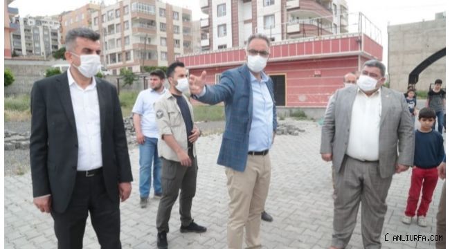 Eyyübiye Direkli'de kapalı semt pazarı yapılıyor