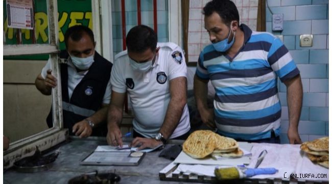 Haliliye'de Zabıta iftar ve sahurda fırınları denetledi