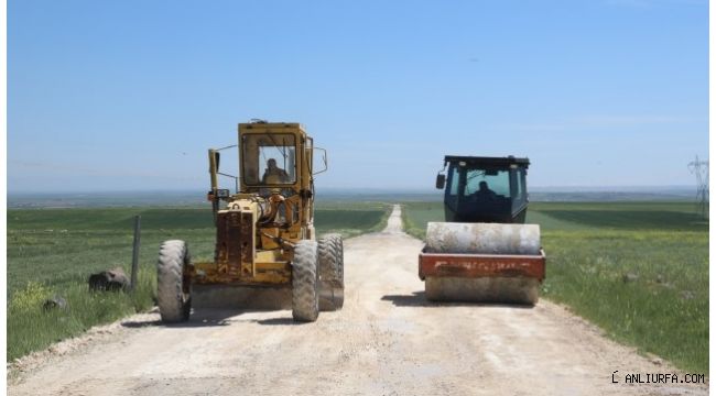 Hilvan kırsalında yol yapım çalışmaları tamamlandı