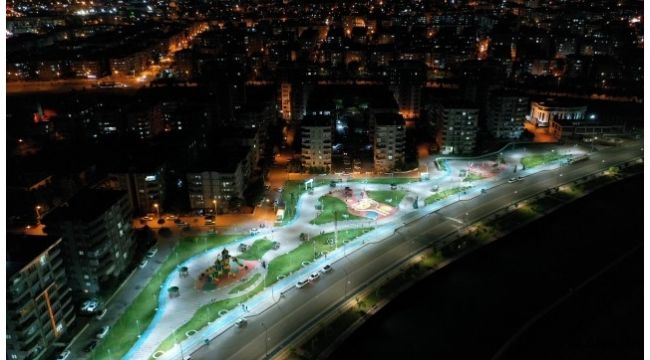 Haliliye'de Güvenli parklar projesiyle parklar ışıl ışıl