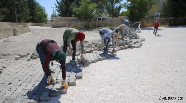 Haliliye'de Sökülen Parke Taşları Yeniden Değerlendiriliyor