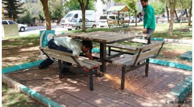 Haliliye Belediyesi 4 parkı yeniliyor