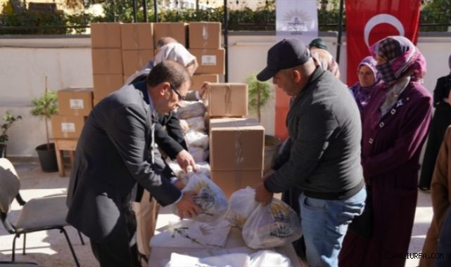 Siverek'te çölyak hastalarına glütensiz erzak dağıtıldı