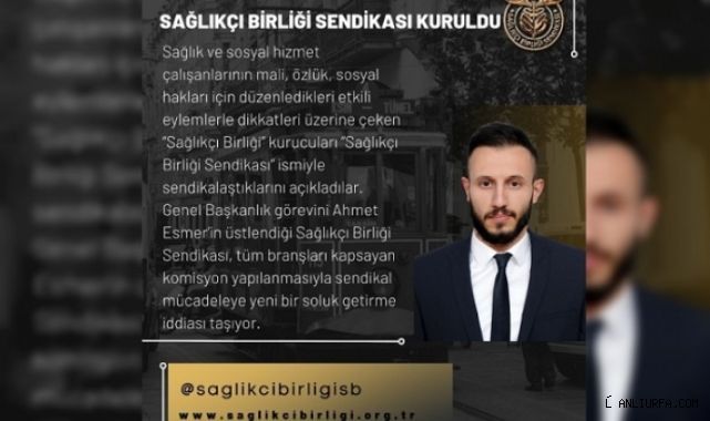 Sağlıkçı Birliği Sendikası Kuruldu