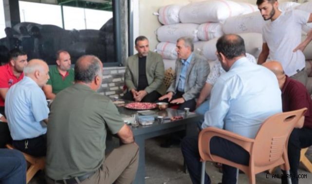 Beyazgül şıracılar esnafını ziyaret etti