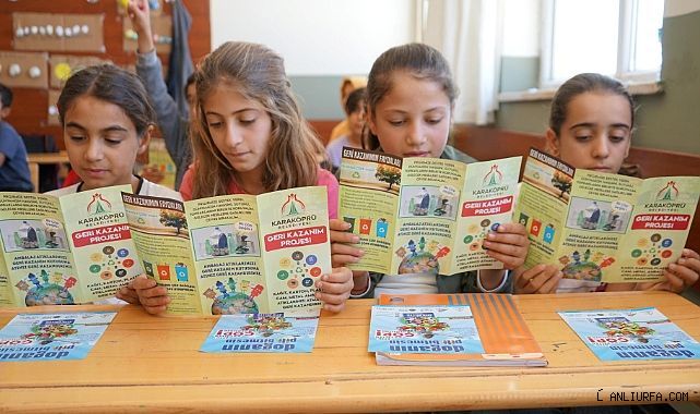 Karaköprü Kırsalında Çocuklar Geri Dönüşümü Öğreniyor