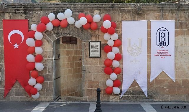 Şanlıurfa'da 'kitaphane' açıldı!