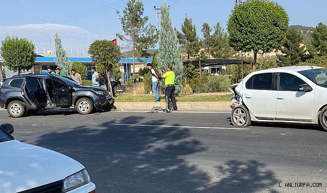 Şanlıurfa'da otomobiller çarpıştı!