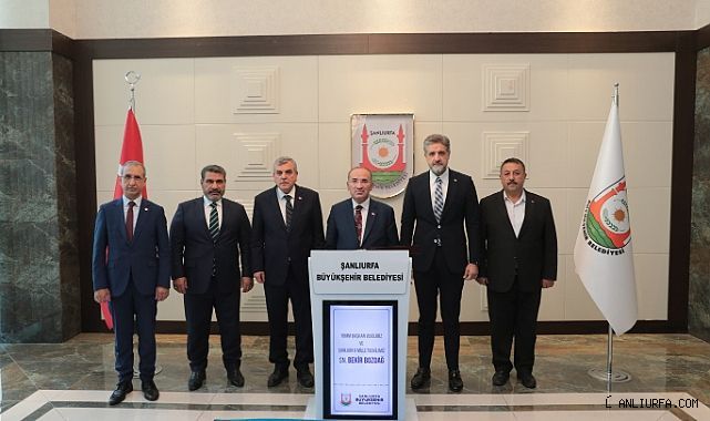 TBMM Başkanvekili Bekir Bozdağ'dan Başkan Beyazgül'e ziyaret