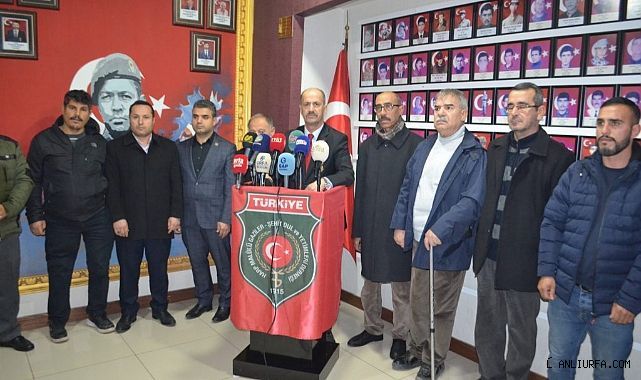 Türkiye Harp Malulü Gaziler Şehit Dul Ve Yetimleri Derneğin'den Basın Açıklaması
