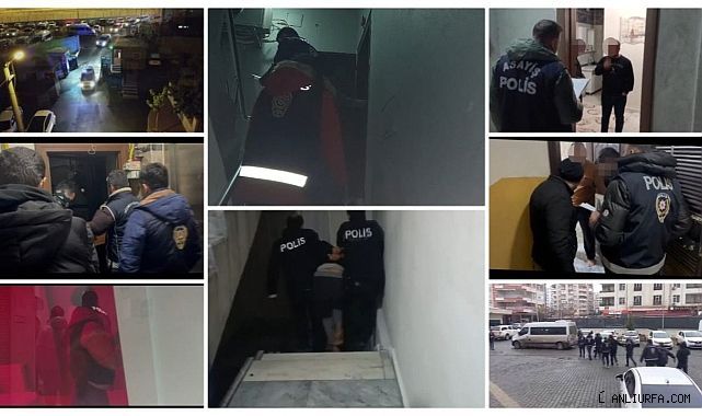 Urfa'da dev operasyon! 47 şahıs yakalandı!