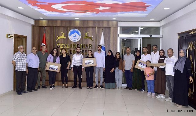 Ceylanpınar Belediyesi YKS birincilerini ödüllendirdi