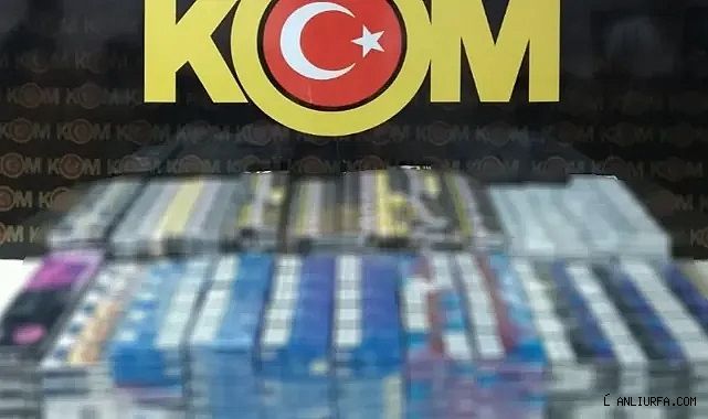 Şanlıurfa'nın ilçesinde kaçak sigara operasyonu!