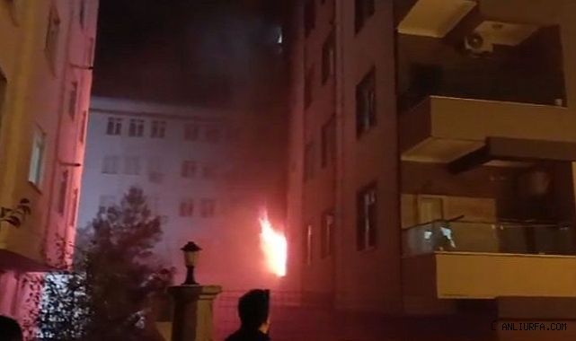 Urfa'da gece saatlerinde korkutan yangın! Bir ev küle döndü!