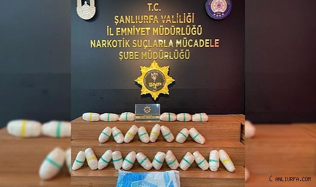 Urfa'da uyuşturucu tacirlerine darbe! Kilolarca ele geçirildi!