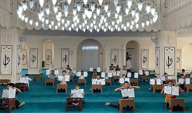 Yaz Kur'an kurslarında renkli anlar yaşanıyor