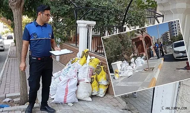 Karaköprü Belediyesi uyardı! Para cezasıyla karşı karşıya kalmayın!